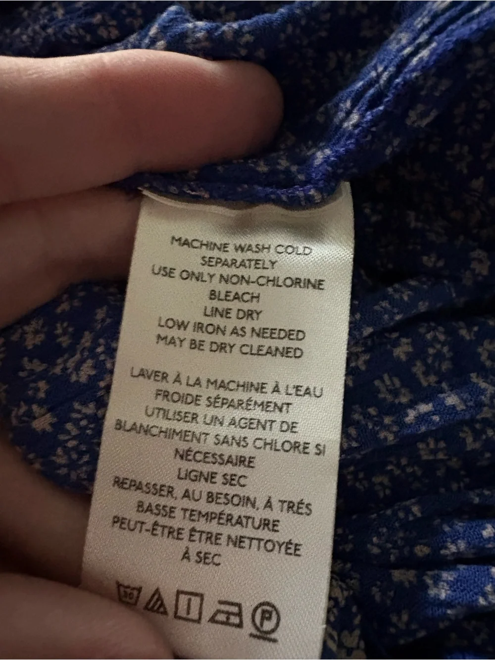 Free People Brittnee Floral Smocked Top L